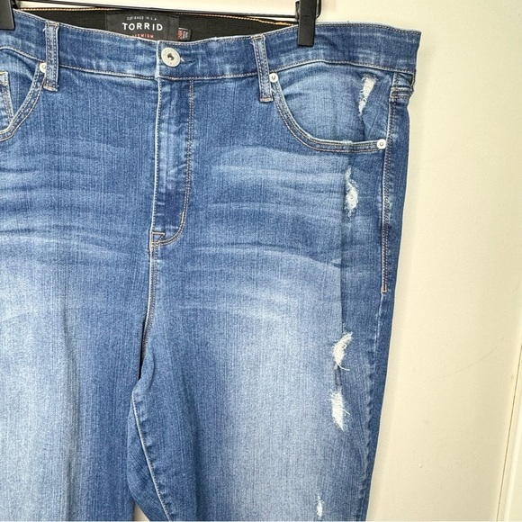 Torrid Sky High Skinny Premium Stretch High-Rise Jean Size 24 - Picture 8 of 15